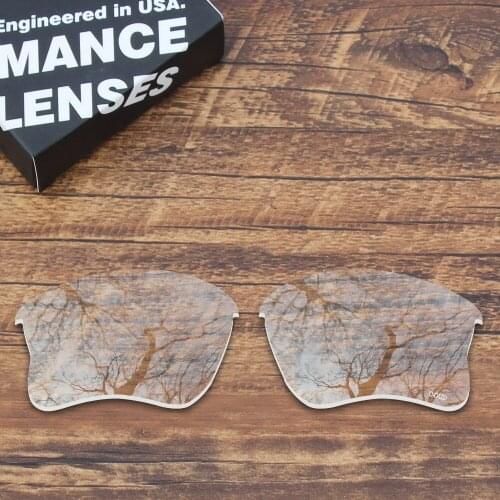 ToughAsNails Resist Seawater Corrosion Replacement Lenses for Oakley Flak Jacket XLJ Sunglasses Clear Color (Lens Only)