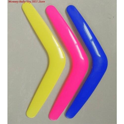 V Shape Boomerang Handmade Plastic Outdoor Fun Sports Luminous Outdoor Park Special Flying Toys Flying Disk Flying Saucer