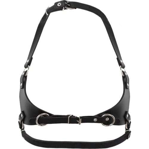 Women Leather Harness Belts Bondage Strap Adjustable Body Belt Sexy Waist Harness Punk Gothic Party Clubwear Rave Bra Costume