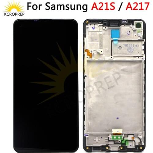 6.5" Original For Samsung Galaxy A21S Display A217F A217 LCD Touch Screen Digitizer Display For Galaxy A21S LCD A217F/DS A217H