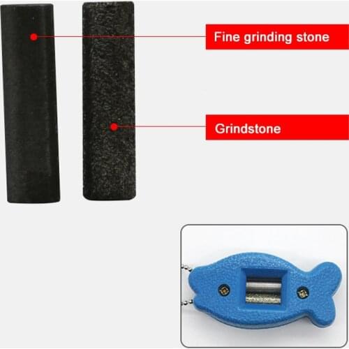 1pcs Ice Skating Blades Sharpener Diamond Hand Held Skate Sharpening Little Fish Shape ALI88