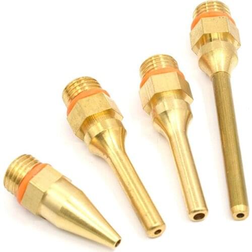 2Pcs 2.0x70mm 3.0x50mm 2.0x50mm Hot Melt Glue Gun Nozzle Pure Copper Long Short Glue Gun Nozzle