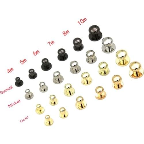 4mm,5mm, 6mm ,7mm ,8mm,9mm,10mm Screw Rivets Hardware Part Handbag Fastener Belt Stud