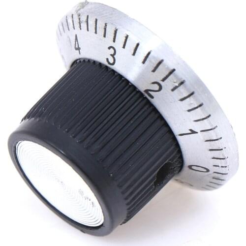 6MM C3 Knob With A Digital Scale Metal Surface Potentiometer Knob High Quality