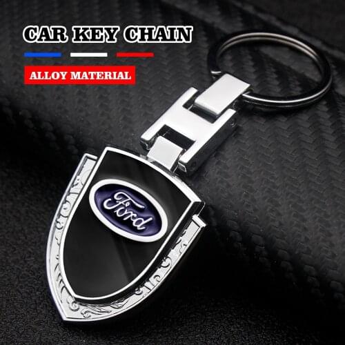 Car Chain Key Anti-Lost Pendant Rings Vehicle High Quality Innovative Accessorie For Ford Focus Fiesta Ranger Mondeo Escort