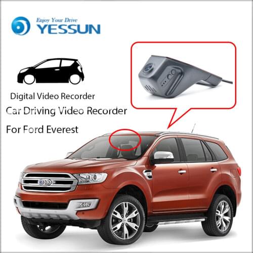 YESSUN Car DVR Digital Video Recorder for Ford Everest Not Reverse Parking Camera Front Camera Dash HD 1080P