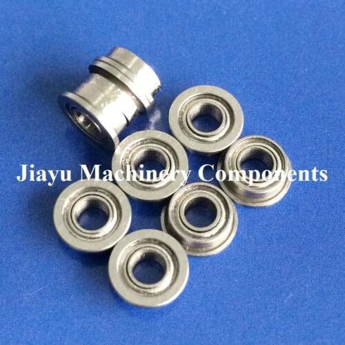 Free Shipping Via Express 500 PCS SMF63ZZ Bearings 3x6x2.5 mm Stainless Steel Flanged Ball Bearings