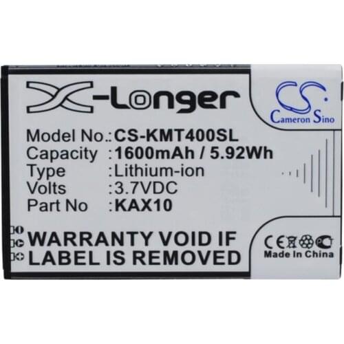 Cameron Sino 1600mAh battery for KAZAM Trooper X4.0 KAX10 KAX10MXJAK038738 KAX40 Mobile, SmartPhone Battery