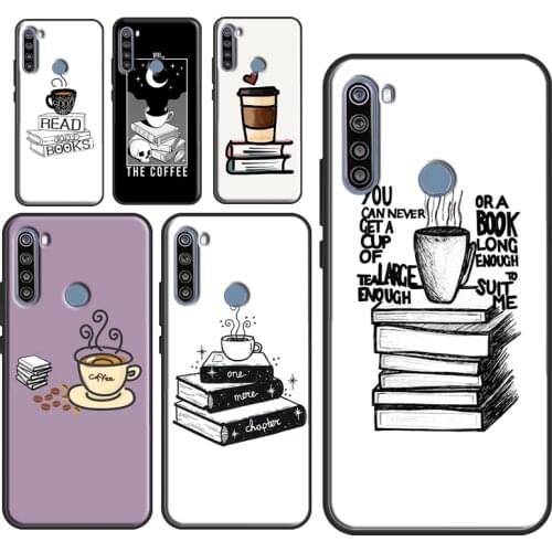 Books And Coffee Phone Case For Xiaomi Redmi Note 10 Pro 8 7 9S 8T 8A 9A 9C 9T K40 Redmi Note 9 Pro Cover