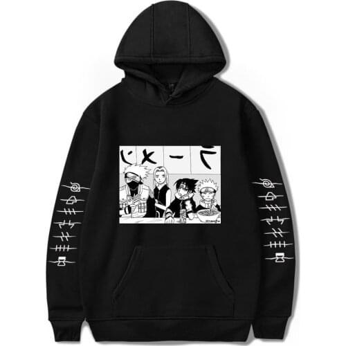 Sasuke Hoodies Fashion Streetwear Itachi Sweatshirt Men/Womens Hip Hop Kakashi Hoodie Streetwear Kakashi kids pullover