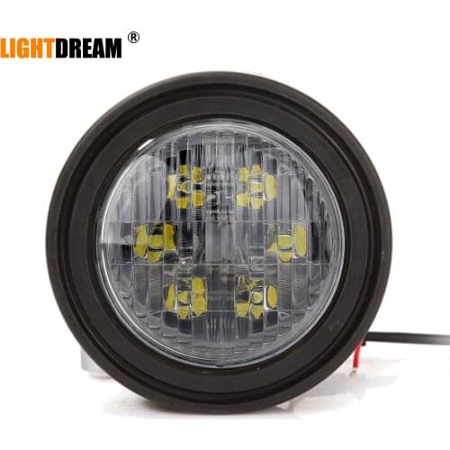 RE561116 5.25" Round 18W Flood Beam For John Deere 2755,2840,2855,2855N,2940,2950,2955, 3020, 3040, 3055, 3140, 3150, 3155, 3255