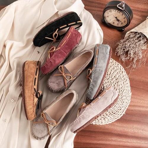 MOOKIAPI Chinese brand high quality womens shoes, 100% leather, classic womens Lefu shoes, free delivery, 6 colors