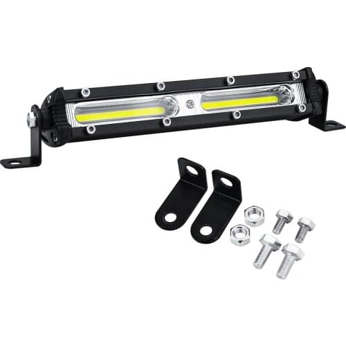 New Ultra-Thin Small Single Row 7-Inch Cob 18W Vehicle Working Light Applicable SUV/SUV/Truck