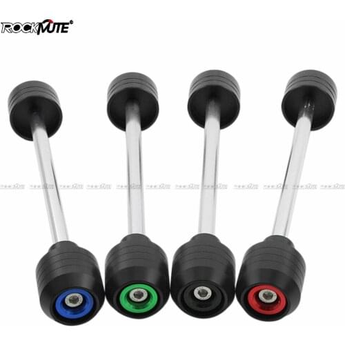 For BMW F800ST 2005-2012 POM Front Wheel Slider Fork Axle Crash Protector Swing Arm Pad Guard