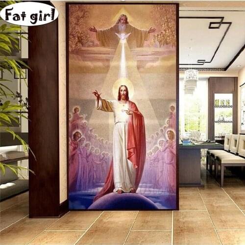 Full Square/Round Drill 5D DIY Diamond Painting Jesus painting 3D Diamond Rhinestone Embroidery Cross Stitch mosaic decor