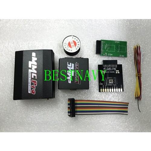 Free shipping BESTNAVY Full set Original EMMC Pro box device programmer with EMMC Booster Tool cable all in one + retail box