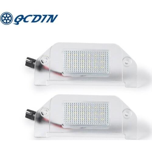 QCDIN 1PC White 12V For Dodge Charger Magnum Challenger Avenger Car License Plate Light Signal Lamp Auto Parts
