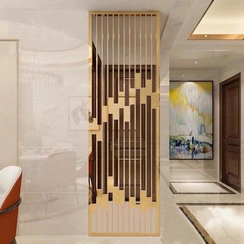 Light Luxury Stainless Steel Screen Customization, Art Screen Partition, Living Room Entrance Hall Decoration SUS 304