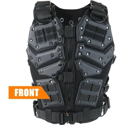 Tactical Vest EVA Protection Waterproof CS Load Carrier Vest,Jungle Game Combat and Outdoor Activities Armor Proof Vest