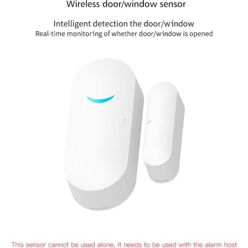 Smart WiFi Door Sensor Door Window Open Detector Home Security Notification Alerts Tuya APP Fit for Alexa Google Home