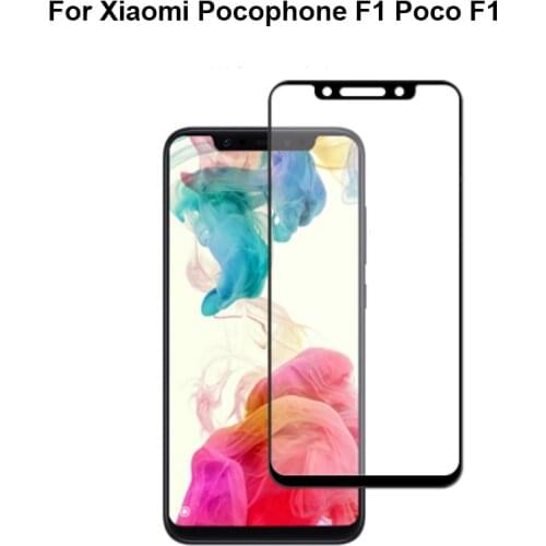 2PCS For Xiaomi Mi F1 Little F1 Glass Tempered Full Cover Tempered Glass Film Screen Protector Film For Xiaomi Pocophone F1 F 1