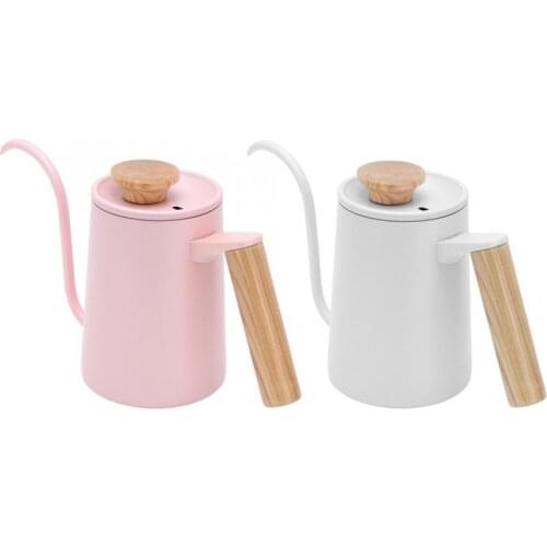 650ml Household 304 Stainless Steel Coffee Pot Hand Coffee Long Spout Kettle Coffee Tools Prensa Francesa Cafe Drip Kettle