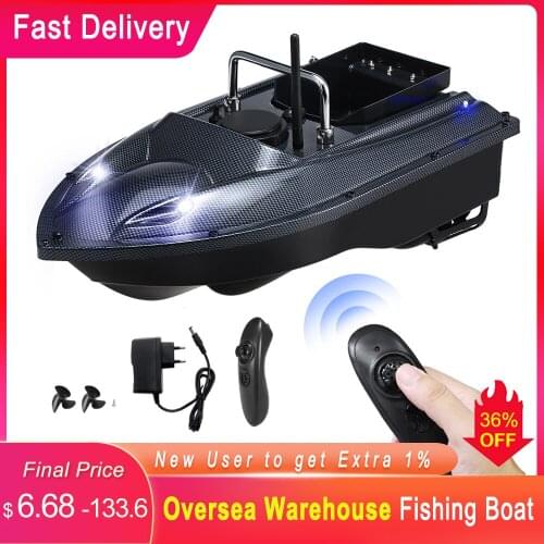 C118 Smart Fishing Bait Boat Toy Wireless Remote Control Fishing Feeder RC Fishing Boat 540 Yards Remote Range UK/EU/US Plug