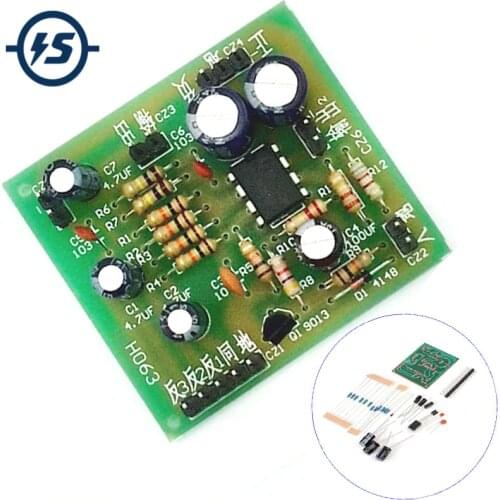 Electronic DIY Kit Classic Operational Amplifier Circuit Experimental Board OP Amp Parts Integrated Amplifier Training Suite