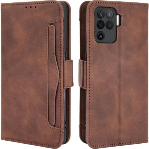 Reno5 Lite Reno 5 F 5Z 5G 2021 Flip Case Leather Card Slot Removable Book Cover for OPPO Reno 5 Lite Case Reno5 Z Light 5F Funda