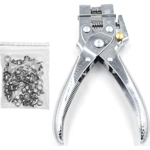 5mm eyelets installation tool Leverage pliers Metal stomatal rivet. Button mold Color paint eyelets. Buy tools send 100eyelets