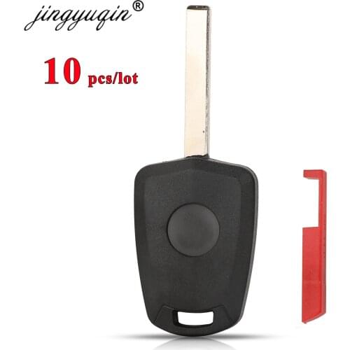 Jingyuqin 10x Transponder Car Key Shell For Chevrolet AVEO Vauxhall Opel Camaro Cruze Equinox Impala Malibu Sonic Fob Case