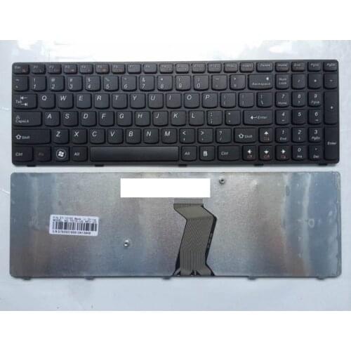 US Black New English Replace laptop keyboard For Lenovo y570 y570n y570i7 y570 Y570D