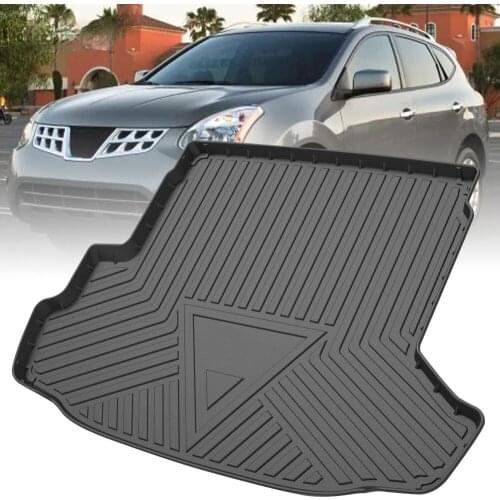 TPE Trunk Mat For Nissan Rogue 2007 2008 2009 2010-2013 Car Waterproof Non-Slip Custom Rubber 3D Cargo Liner Accessories