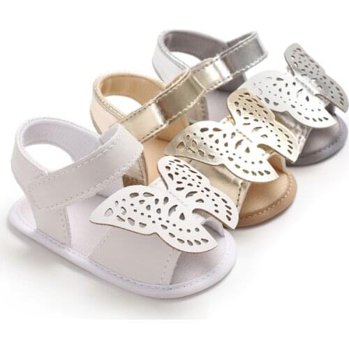 Summer Baby Girl Sandals Cute Butterfly Models Princess Casual Soft Sandals Childrens Shoes Baby Girl