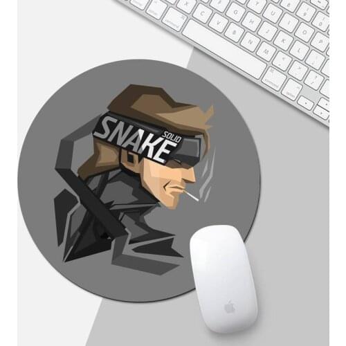 Metal gear solid Locking Edge Mouse Pad Game Mouse pad Game Officework Mat Non-slip Laptop Cushion mousepad