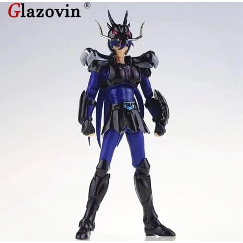 Glazovin GT Saint Seiya Myth Cloth Bronze Black EX Shiryu Helmet Metal Armor Action Figure Model Brinquedos