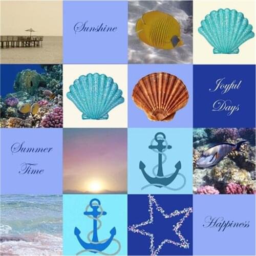 Patch Patches 245MM SUMMER SEA Stickers for Clothes Printing DIY Clothing Accessories Fashion Embroidery Pattern Free Shipping