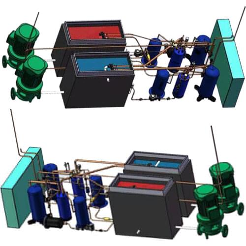 2230W monoblock R404a refrigeration unit suitable for 18m3 chiller room or mushroom