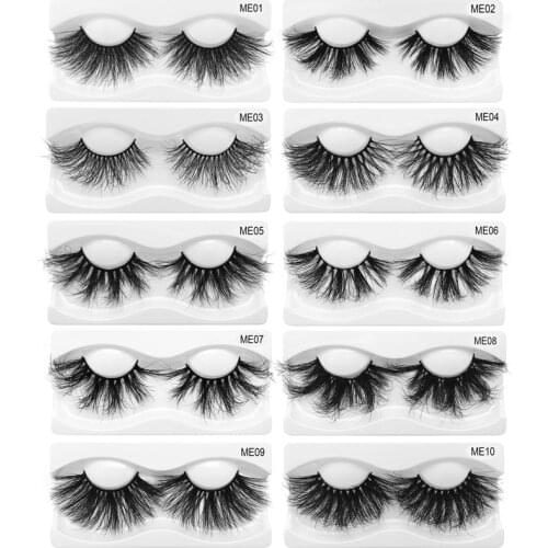 Wholesale 6D Mink Lashes 20mm 25 mm Mink Eyelashes Bulk Mink Lashes 25mm Fluffy Natural Faux Lashes Dramatic