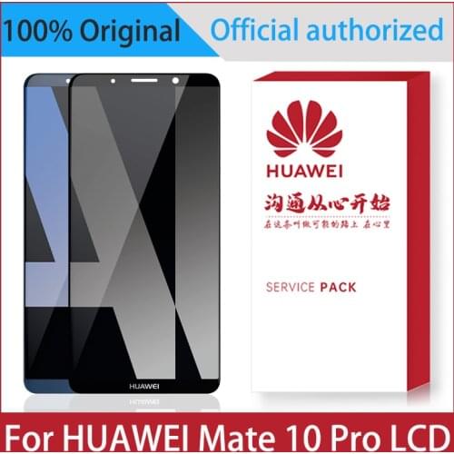 Original 6.0'' Display For Huawei Mate 10 Pro LCD BLA-L09 BLA-L29 Touch Screen Digitizer Assembly Replacement Parts With Frame