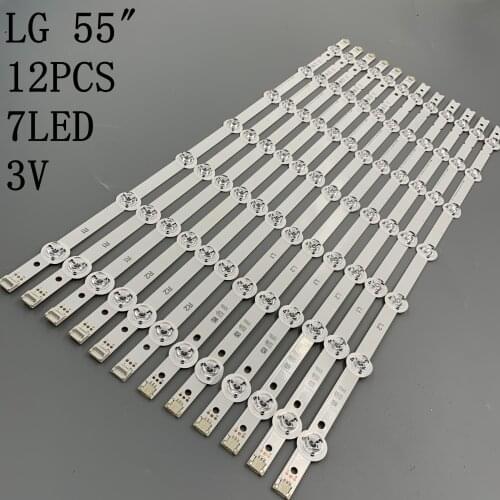 Full LED backlight strips Array for LG 55 Inch TV55LB7200 LC550DUH-PGF1 55"V14 Slim DRT Rev0.0 R1 L1 6916L 1629A 1630A