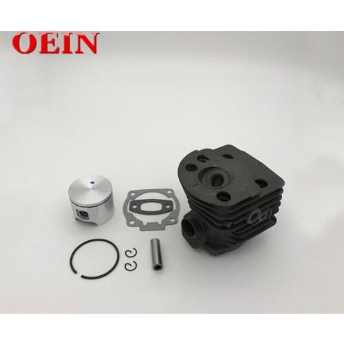 46MM Cylinder Piston Assy W/ Gasket Set For Husqvarna 51 55 RANCHER Chainsaw Engine Parts # 503 60 91 71