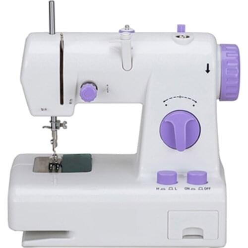 Portable Double Thread Mini Electric Sewing Machine Household Smart Tailor Clothes Sew Repair Fanghua Sewing Machine