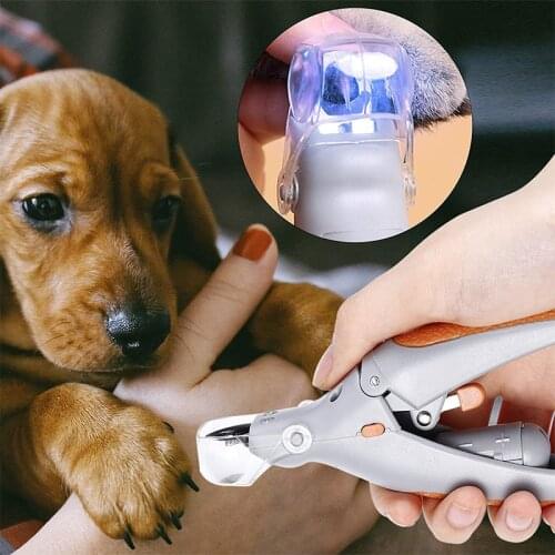 Professional Pet Nail Clipper Scissors Dog Cat Nail Toe Claw Clipper Scissor LED Light Pet Nail Trimmer For Dog Cat Pet Supplies