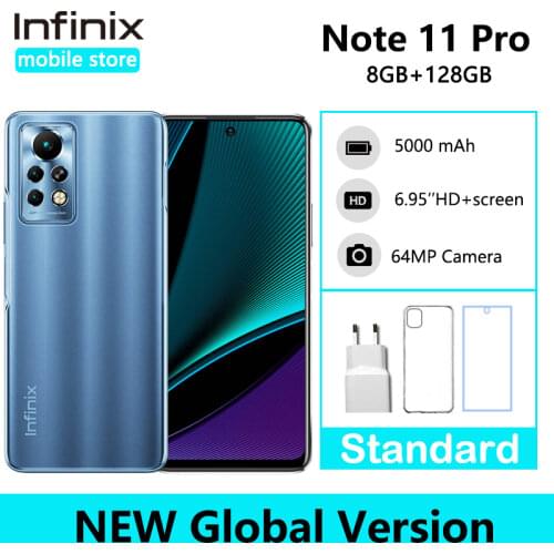 New Global Version Infinix Zero 8 8GB 128GB Smart Phone 64MP Quad Camera 6.85'' 90Hz Full Screen 33W Charger 4500mAh Battery