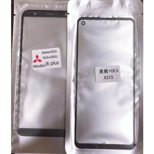 10pcs/Original for Samsung A30 A21S A20 A10 M30 A42 A51 A50 A70 A71 J6P LCD Front Touch Screen Lens Glass with OCA Glue