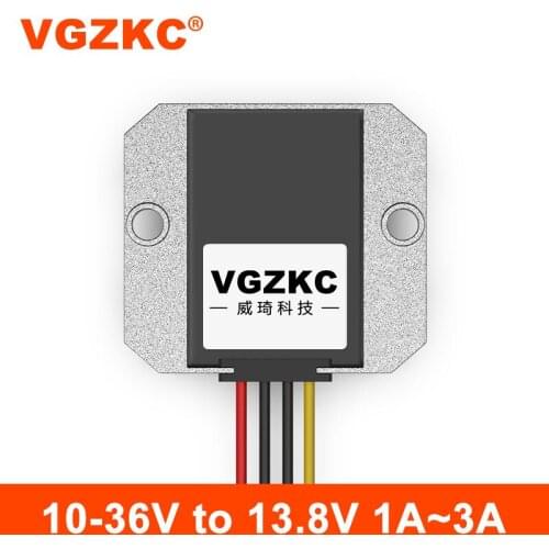 12V-24V to 13.8V DC Power Converter 10-36V to 13.8V Step-Down Power Module 12V to 13.8V DC Regulator