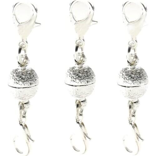 2 Lobster Buckle Magnet Buckle DIY Necklace Bracelet Connector Jewelry Accessories