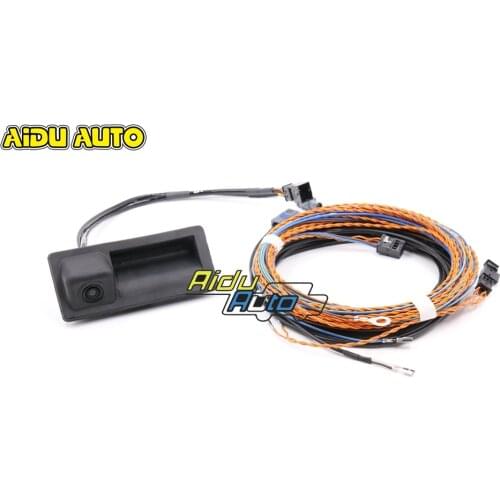 For Audi Q7 4M 4M0 827 566 4M0827566 Rear View Camera Trunk handle with High Guidance Line