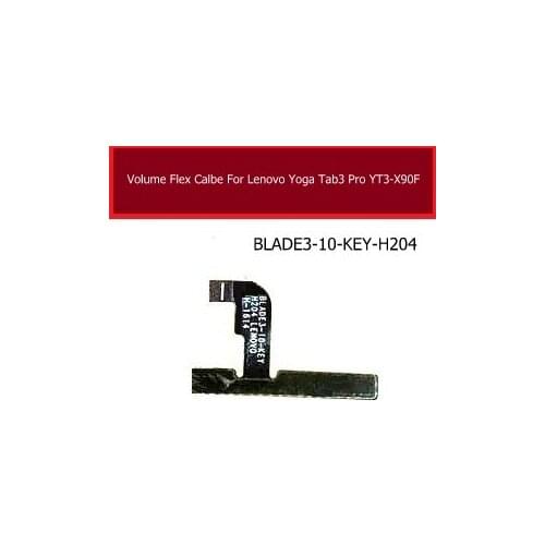 Volume Button Key Side Flex Cable For Lenovo YOGA Tab 3 Tab3 Pro X5-Z8500 YT3-X90F Volume Side Button Flex Ribbon Replacement